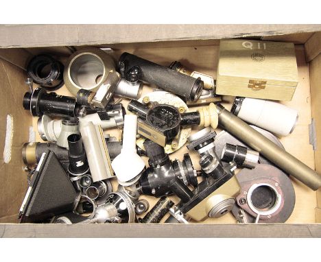 Microscope Parts, a varied selection of componants and other optical items (a lot)