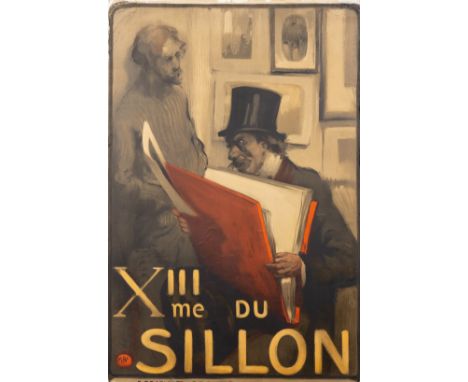 Maurice Wagemans (1877-1927) 'XIIIme du Sillon'Serigraph.Monogram lower left.(95,5 x 63 cm)Canvas dimensions:(W:62,5 x H:92,5