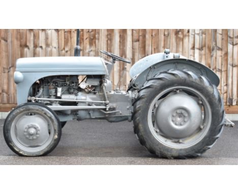 Circa 1947 Ferguson T20 petrol tractor, registration number HUX 830, with V5c, which relates to a 1952 TED model, though the 