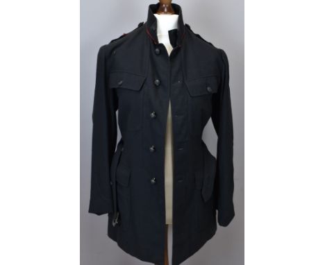 British Army Gloucestershire Regiment 5th Territorial Battalion officer's patrol jacket with domed strung bugle buttons to fr