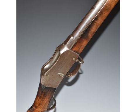 Winchester style Martini-Henry 20 bore underlever-action shotgun with adjustable sights, sling mounts, steel ram-rod and 33 i