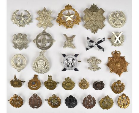 Approximately thirty Royal Marines, Royal Air Force and Scottish Regiment badges including Royal Marine Light Infantry, Royal