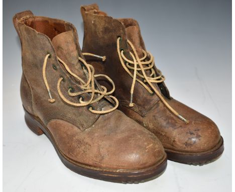 British Army Gloucestershire Regiment pair of WW2 brown leather ammo tools produced in 1940 specifically for use in Finland a