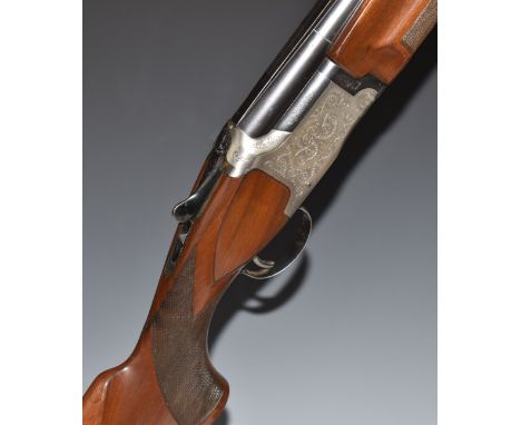 Winchester 101 XTR Sporter 12 bore over and under ejector shotgun with engraved locks, underside, trigger guard and thumb lev