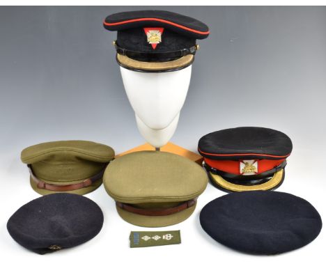 A small collection of British Army headwear for the Wessex Brigade / Gloucestershire Regiment and Royal Gloucestershire, Berk