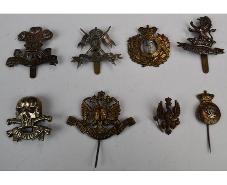 British Army Cavalry cap badges including 18th Hussars, 3rd Dragoon Guards, 7th Dragoon Guards, 9th Lancers and 18th Hussars 