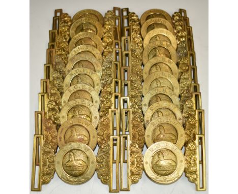 Twenty British Army brass belt buckles for the Royal Gloucestershire, Berkshire and Wiltshire RegimentConsigned by the Soldie