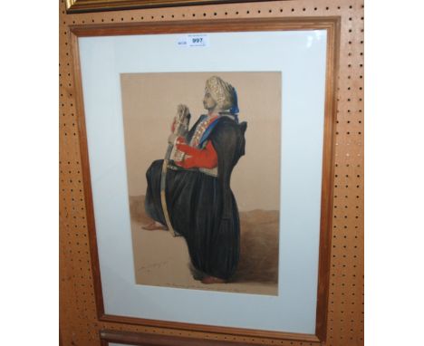 AFTER DAVID WILKIE The Dragoman of Mr Moore, lithograph, 41 x 28cm and Madame Josephine, lithograph, 43 x 30cm (2) Condition 
