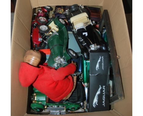 A box of various scales models etc Condition Report: Available upon request