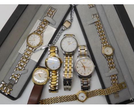A Gents Tissot watch, a ladies and gents Krug Baumen watch and other watches Condition Report: Not available for this lot