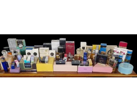 Large Quantity (1 Shelf) of Unused and Partly Used Perfumes, Makeups and Beauty Treatments 