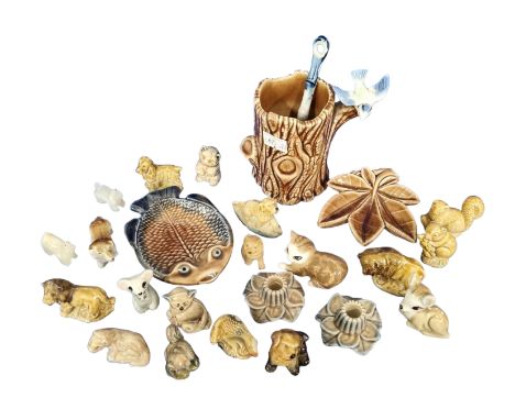 Group of Wade Whimsies & other Miniature Ceramic Models 