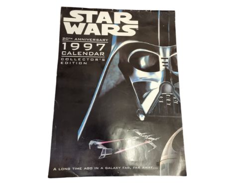 Vintage 1997 Star Wars 20th Anniversary Collectors Edition Calendar