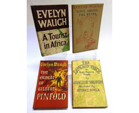 [MODERN FIRST EDITIONS]  Waugh, Evelyn. Love Among the Ruins, first edition, Chapman &amp; Hall, London, 1953, scarlet cloth,