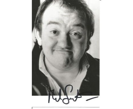 Mel Smith 6x4 signed B/W photo. Melvin Kenneth Smith (3 December 1952 - 19 July 2013) was an English comedian, writer, film d