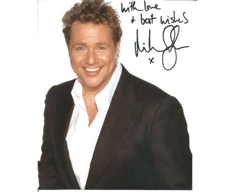 Michael Ball 7x6 signed colour photo. Michael Ashley Ball, OBE (born 27 June 1962) is an English actor, singer and broadcaste
