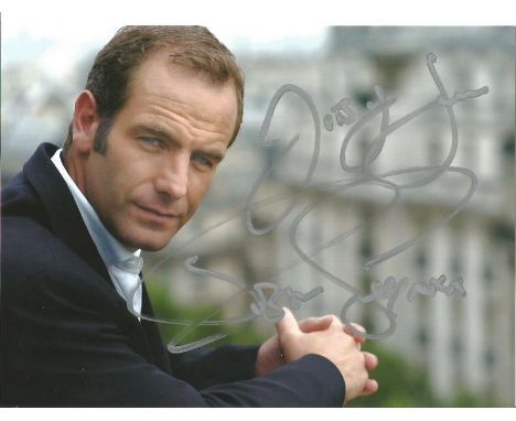 Robson Green 8x6 signed colour photo. Robson Golightly Green (born 18 December 1964) is an English actor, angler, singer, son