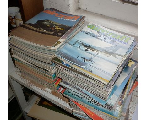 Aircraft Illustrated (Ian Allen) complete first 14 years, 162 issues, 1968-1981