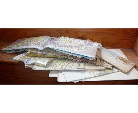 Quantity of Ordnance Survey maps and Topographical Air Charts