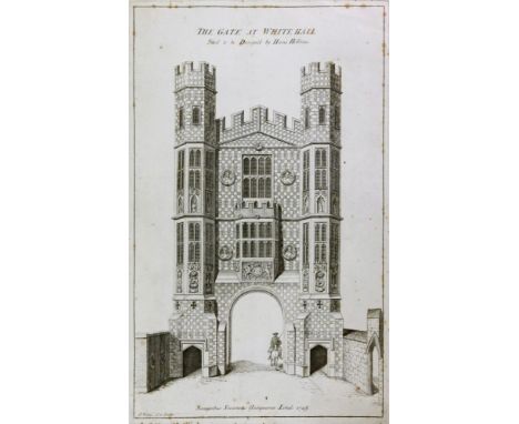 A collection of 13 prints and engravings of houses, buildings and aristocratic homes, including Baynard's Castle, King Street