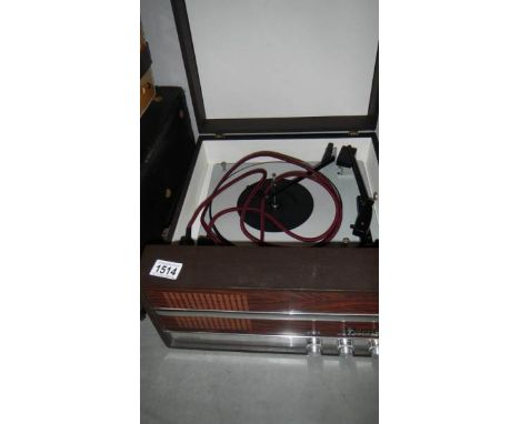 A record player