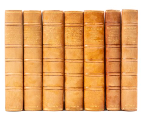 Nonesuch Press.- Shakespeare (William)&nbsp;The&nbsp;Works, edited by Herbert Farjeon, 7 vol., number 1074 of 1600 sets, orig