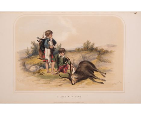 Scotland.- McIan (R.R.) &amp; James Logan. Picturesque Gatherings of the Scottish Highlanders at Home, on the Heath, the Rive