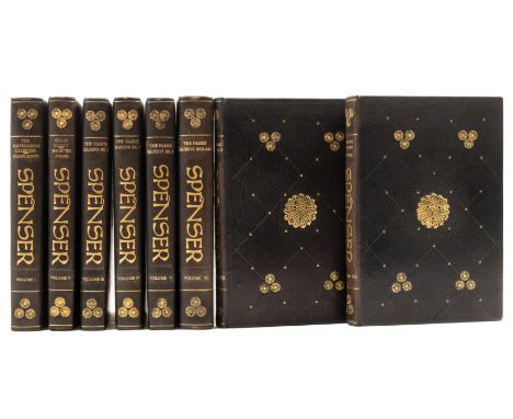 Shakespeare Head Press.- Spenser (Edmund)&nbsp;The Works..., 8 vol., one of 375 copies on hand-made paper, printed in red, bl