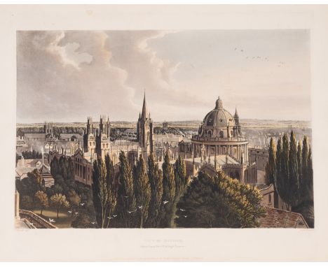 Oxford.- Ackermann (Rudolph, publisher) A History of the University of Oxford, 2 vol., first edition, list of subscriber's, e