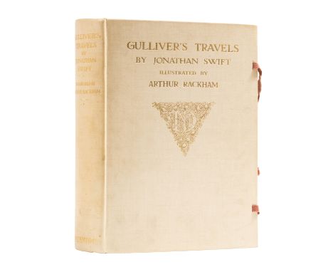 Rackham (Arthur).- Swift (Jonathan) Gulliver's Travels, one of 750 large paper copies signed by the illustrator, 13 tipped-in