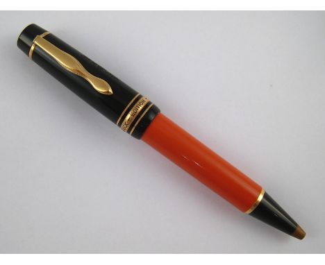 A Mont Blanc limited edition Hemingway ballpoint pen, the first of the Mont Blanc writers series, numbered 9737/10
