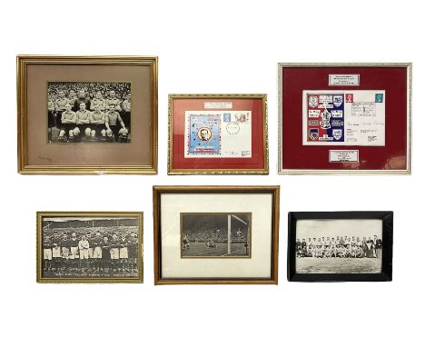Limited edition First Day Cover 1987 for Sunderland's 50th Anniversary of Winning the F.A. Cup; signed by Raich Carter and Bo