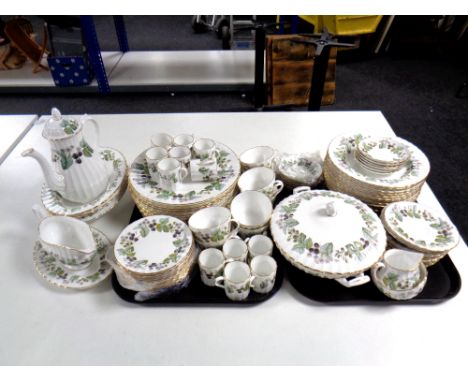 Eighty-four pieces of Royal Worcester Lavinia tea and dinner china