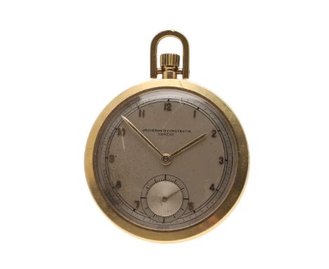 AN 18CT GOLD POCKET WATCH BY VACHERON &amp; CONSTANTIN, GENEVE. AN 18CT GOLD POCKET WATCH BY VACHERON &amp; CONSTANTIN, GENEV