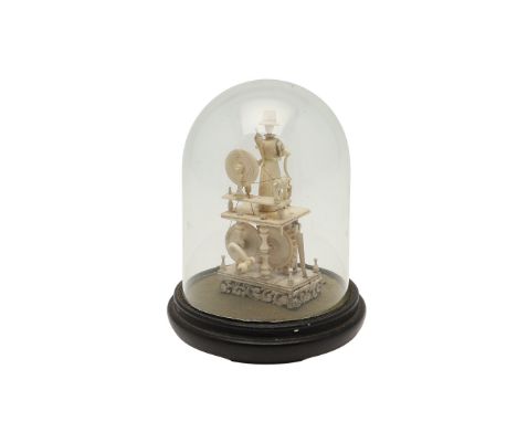 NAPOLEONIC BONE PRISONER-OF-WAR WORK. NAPOLEONIC BONE PRISONER-OF-WAR WORK. An automaton model "Spinning Jenny" (ex Eyres col