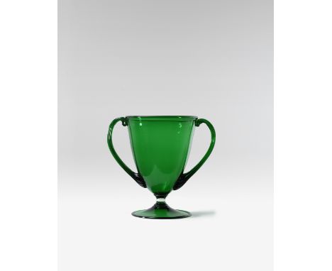 Fratelli TosoTwo-armed vase, model no. 4030, circa 1930Soffiato glass. 24 cm highProduced by Vetreria Fratelli Toso, Italy.Fo