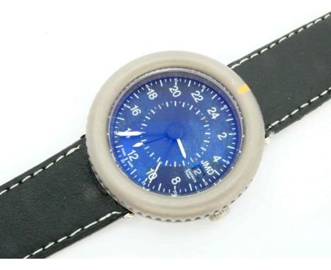 Pilotenuhr JMD Automatik- Chronometer Schweiz 2000, Hersteller JMD, Modell Captain`s Timer, Referenz 1036, Chronometerwerk ET