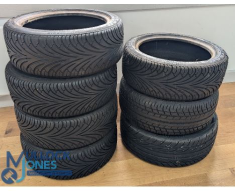 Automotive - Car Parts - Tyres - 5x Goodyear Eagle F1 195/45R16 tyres all appear with same treads, appear legal, plus Dunlop 