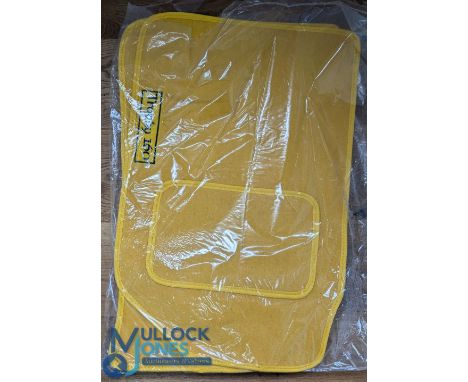 Automobile - Car Parts - MG Trophy 160 Yellow carpet floor mats (x2)