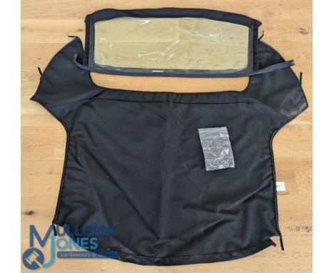 Automobile - Car Parts - MG Convertible soft top rear window and fabric lining - appears with labels 'BAS International'