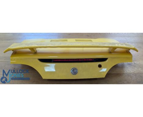 Automobile - MG Trophy rear boot and spoiler - with MG badge, spoiler bolts to boot (2)