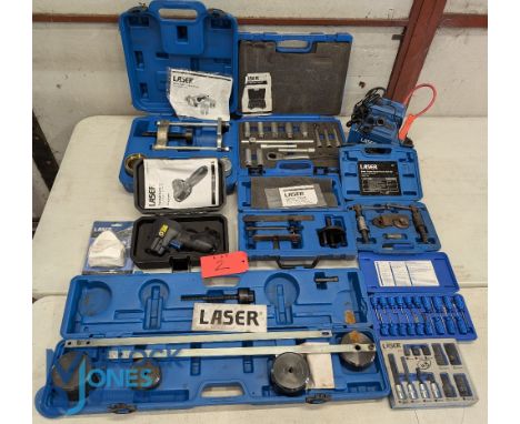 Automobile - Selection of 'Laser' Tools - features a Laser Rear Suspension Tool (Ford / Mazda / Volvo), Timing Tools Ford Die