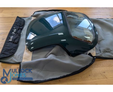 Automobile - MG Hardtop Roof in Green - with rear glass, comes with Auto-Pak padded cover, appears in generally good conditio