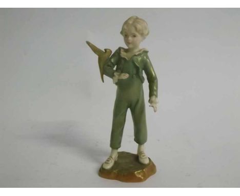 Royal Worcester figure "The Parakeet", 17cms high  