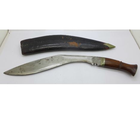 A kukri with scabbard 