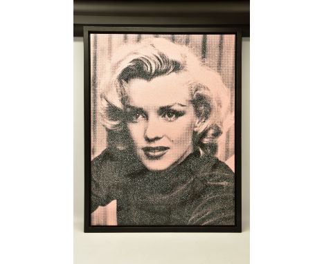 NUALA MULLIGAN (BRITISH CONTEMPORARY) 'DIAMONDS ARE A GIRLS BEST FRIEND', a portrait of Marilyn Monroe, signed limited editio