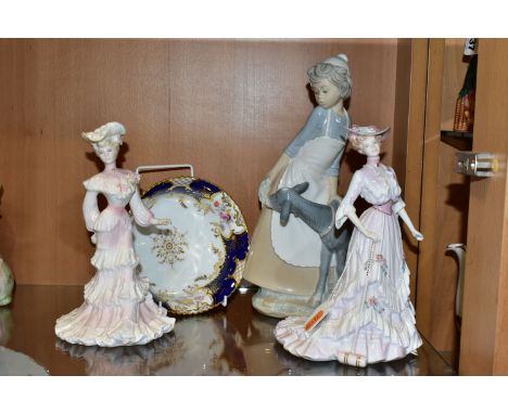 TWO COALPORT FOR COMPTON &amp;WOODHOUSE LIMITED EDITION FIGURES FROM LA BELLE EPOQUE SERIES, comprising 'Lady Evelyn at The C