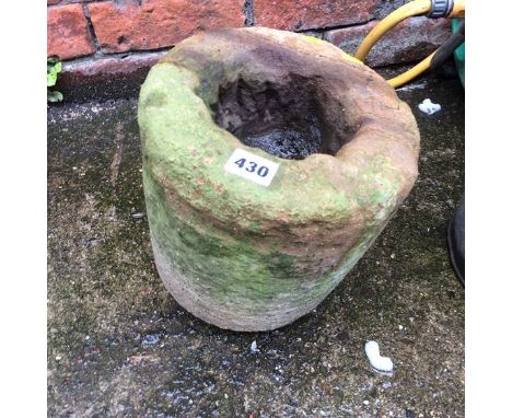 Limestone garden trough 