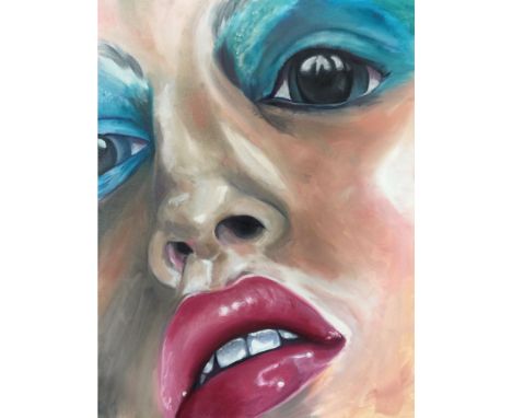  215 - - Charlie Stein. Unimate Sweating II. 2020. Öl auf Leinwand. 80 x 60 cm. Verso signiert, datiert.  The Unimate was one