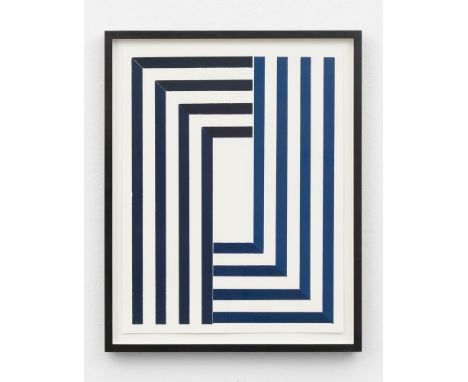  107 - - Peter K. Koch. o. T. (Three). 2015. Holzdruck auf Bütten. Eins von drei Exemplaren. 54 x 42 cm. Rückseitig signiert,